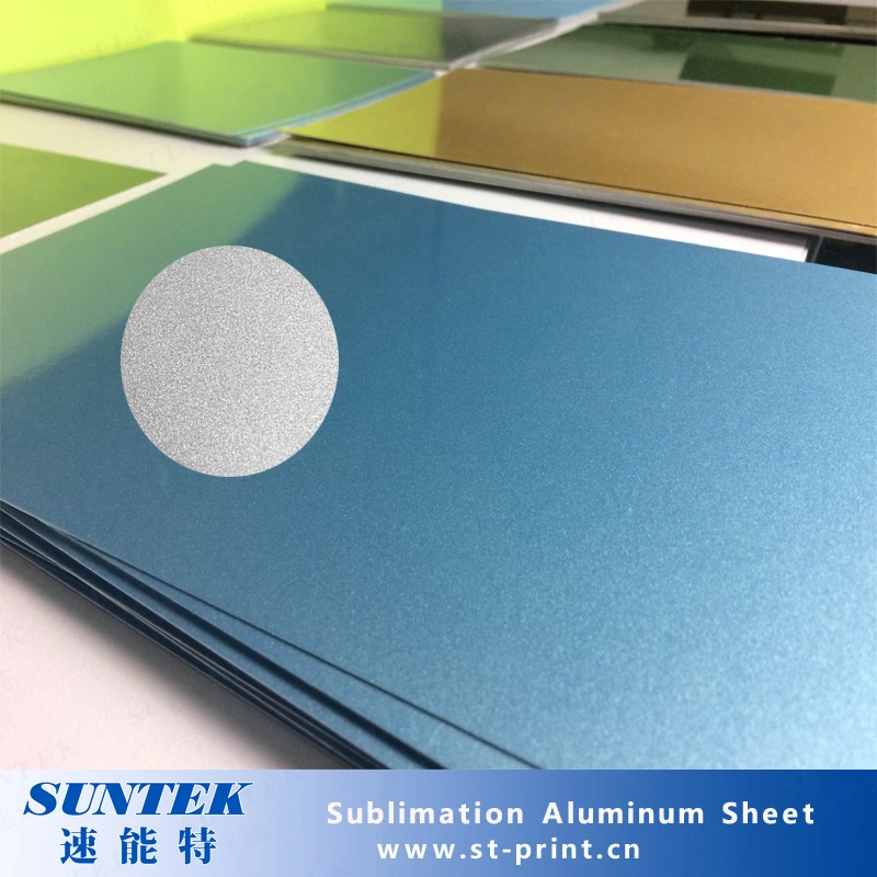 Sublimation Coated Printable Blank Brushed Pearlescent Glossy Aluminum Sheet