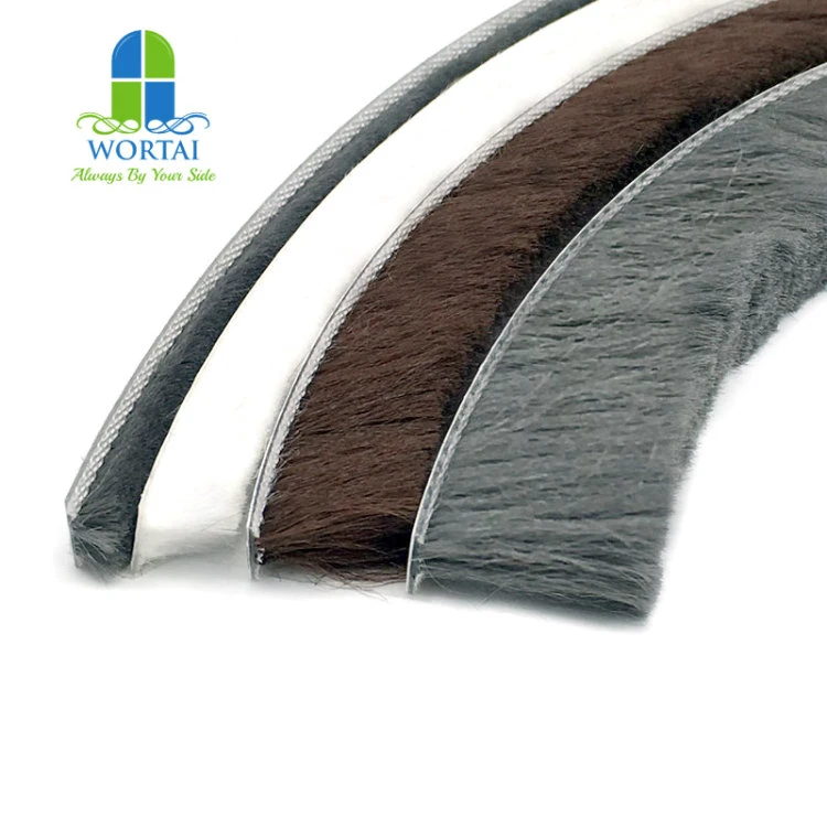 Various Types Aluminum Sliding Window Weather Strip Wool Pile Seal Strip for Glass Door