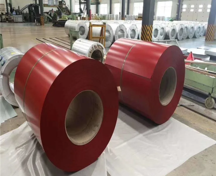 Dx51d SGCC Red Blue Golden Black Green Grey Color Prepainted Galvanized Galvanised Aluminum Zinc PPGI PPGL Gi Gl Cold Rolled CRC Cr Steel Sheet Coil Price