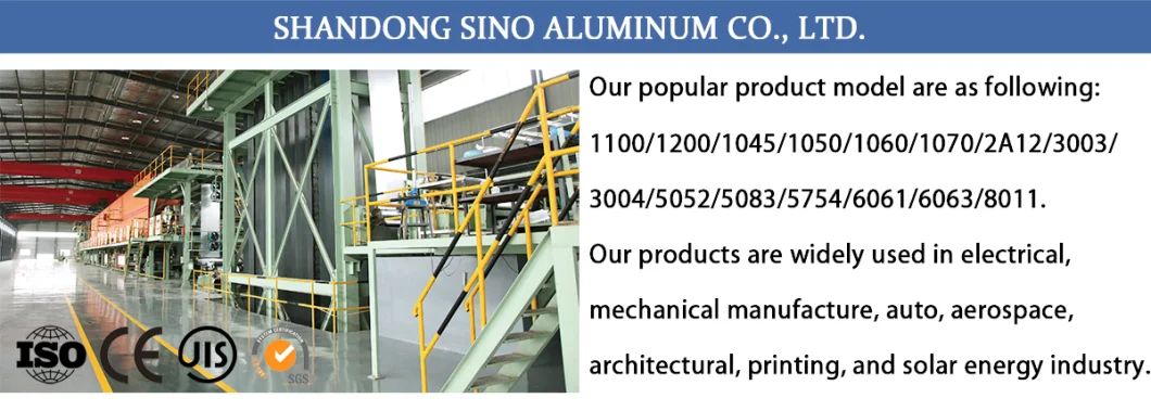 1050 3003 5052 Mill Finish Aluminum Coil for Building Exterior Decoration