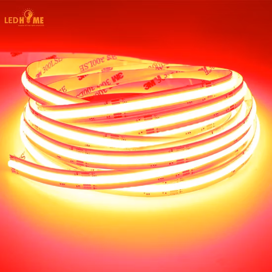 2021 Hot Low Price 24V 280 LED RGB COB LED Strip for Aluminum Profile