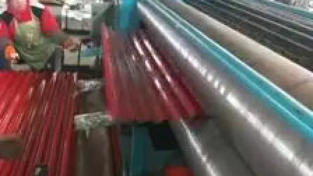 665mm Blue Red Black Prepainted Aluminum Zinc Alloy Coated Prepainted Wave Roofing Sheet 